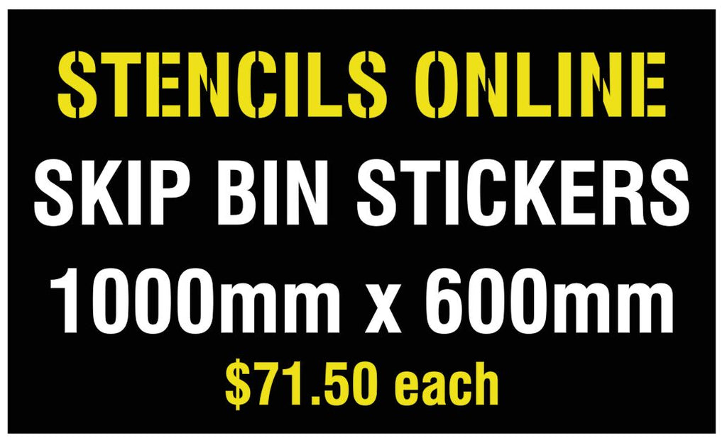 Skip Bin Stickers