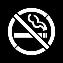 No Smoking Stencil